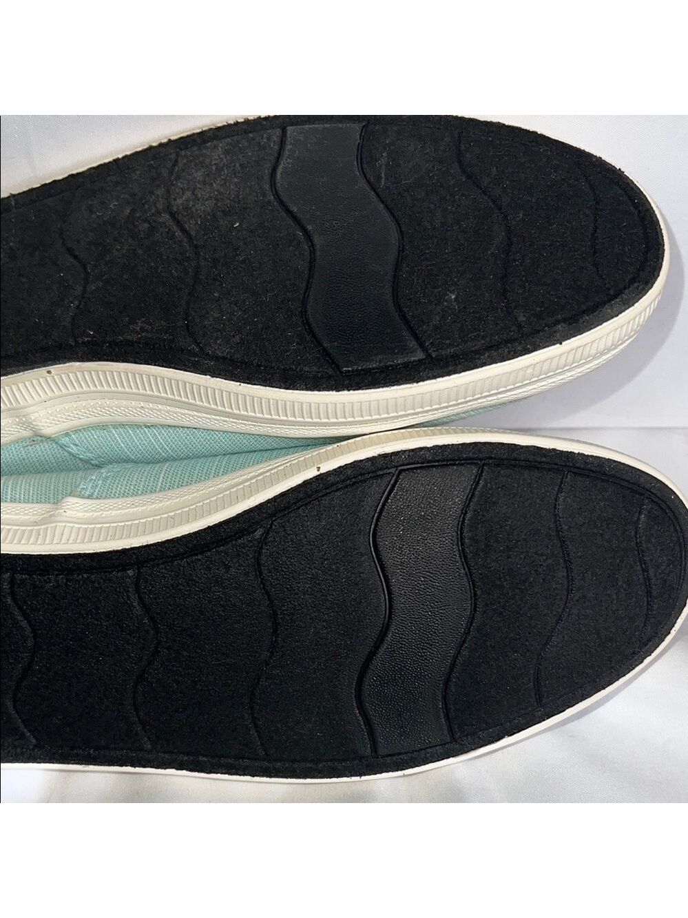 Women's Light Green Canvas Sneakers - Picture 11 of 15